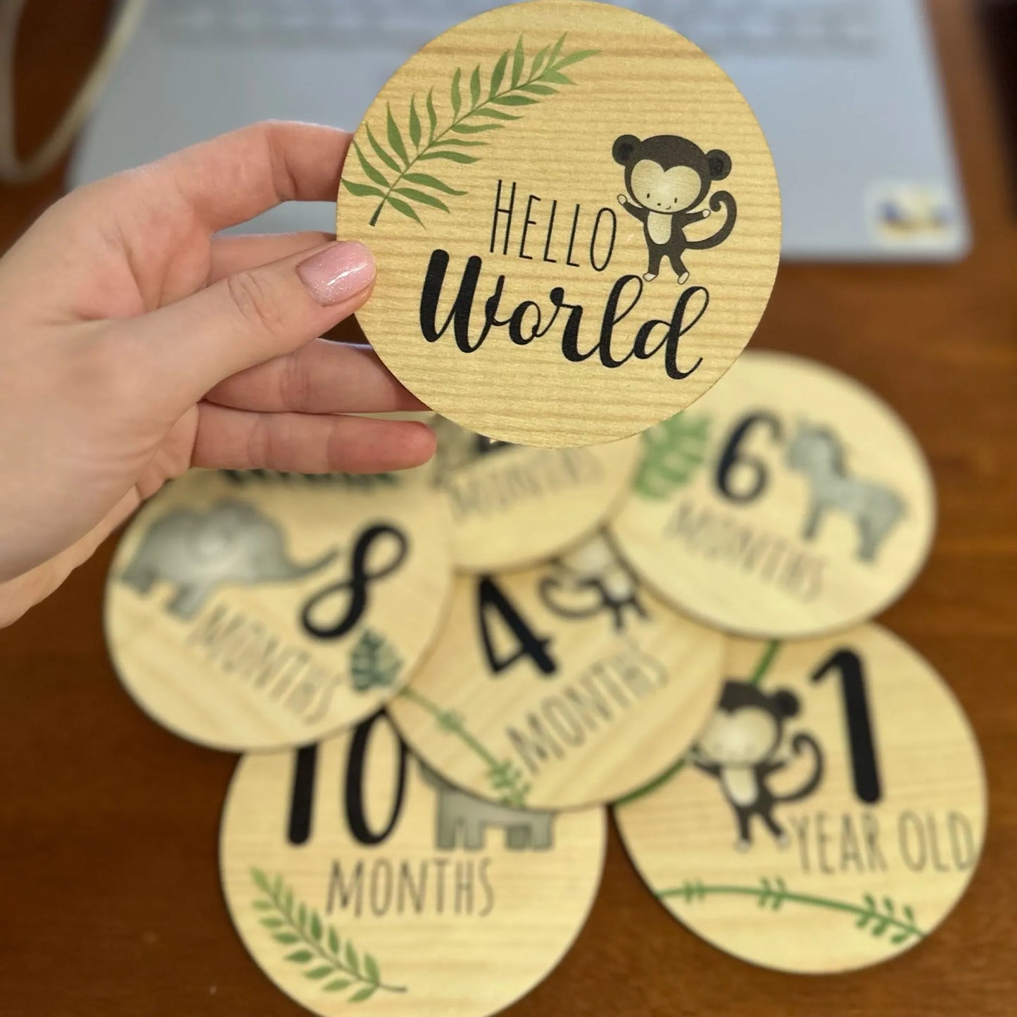 Tarjetas Milestones Bebé