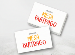 Tarjetas Familiares